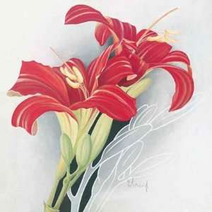  Day Lilies 1 by Franz Heigl 28x28