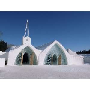 Ice Chapel, Ice Hotel, Quebec, Quebec, Canada Premium Photographic 