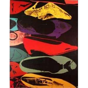 Shoes 1980 Oversize by Andy Warhol. size 38.25 inches width by 49.5 