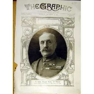  Marshall Foch Portrait Victory Allied Forces Ww1 1918 