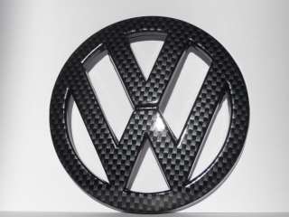 VW Rear trunk badge emblem carbon Golf Jetta Bora Passa  