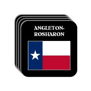 US State Flag   ANGLETON ROSHARON, Texas (TX) Set of 4 Mini Mousepad 