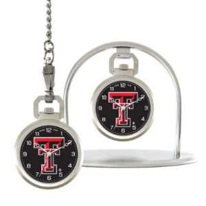  Texas Tech Red Raiders Game Time NCAA Pocket Watch/Desk 