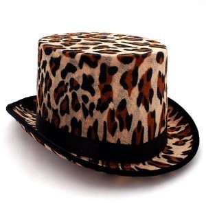  Tiger Print Top Hat 