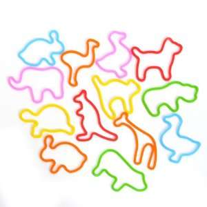  Animal Shaped Rubber Band Bracelets (144 pc) Toys & Games
