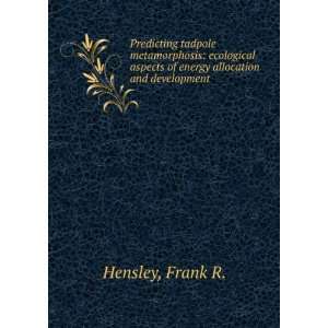   energy allocation and development Frank R. Hensley  Books