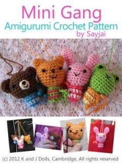   Amigurumi Crochet Pattern by Sayjai, K and J Dolls  NOOK Book (eBook