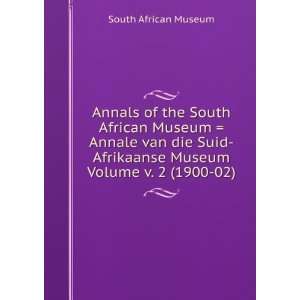  Annals of the South African Museum  Annale van die Suid 