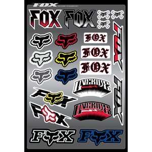  FOX VICTORY STICKER SHEET [NONE] 13 X 19 Automotive