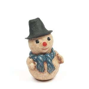   Art Snowmen With Stovepipe Hat Christmas Figurines 7