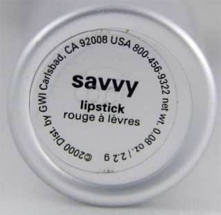 Graham Webb Bibo Lipstick Savvy Dark Red Brown NEW  