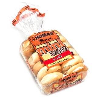 Thomas Mini Plain Bagels, 12 ct, 18 oz