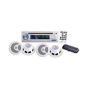  Pyle PYLE MARINE CD/USB/ RECIEVERCOMBO 4 SPEAKER /ST (Car Audio 