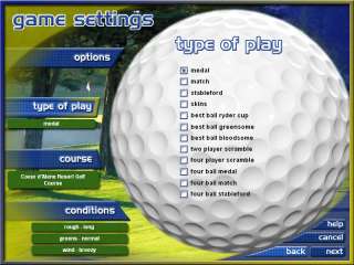 PGA Championship Golf Titanium w/ Manual PC CD game  