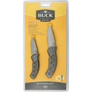  Buck Knives Parallex Pocket Knife Combo Set Sports 