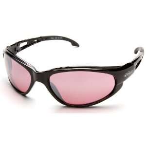   Edge Eyewear SW119 Dakura Safety Glasses Black Frames Rose Mirror Lens