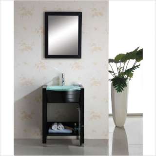 Virtu Ava Single 24 Bathroom Vanity Set in Espresso MS 545  