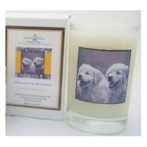   Paws 218   Breed Candle Glass Gift Box   Labrador   Honeysuckle   5 Oz