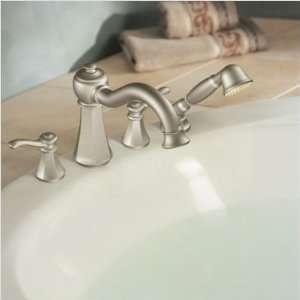 Bundle 12 Vestige Two Handle Roman Tub Faucet with Hand Shower Finish 