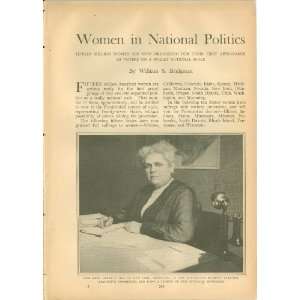   National Politics Mary Garrett Hay Jeannette Rankin 