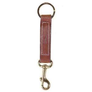    Tory Leather Key Fob with Brass Bolt Snap