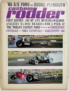 Vintage Custom Rodder Magazine January 1965  