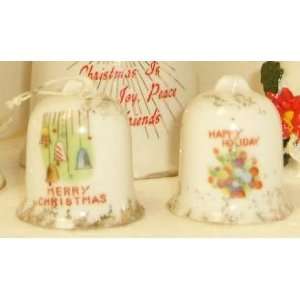  Vintage Christmas Miniature Porcelain Bells Everything 