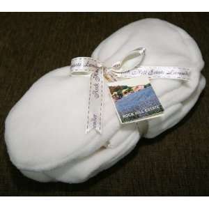  Spa Lavender Fleece Socks in Ivory   Microwavable Health 