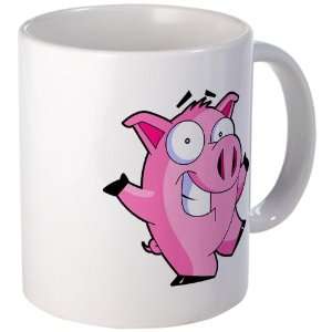  Mug (Coffee Drink Cup) Pig Cartoon 