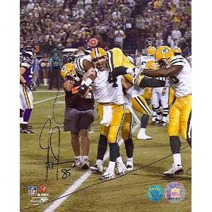  Greg Jennings Green Bay Packers Autographed   on Favres 