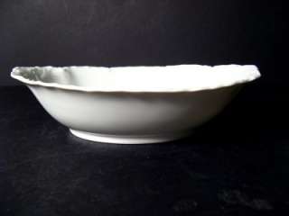 HUTSCHENREUTHER RACINE (ALL WHITE) OVAL VEGETABLE BOWL  