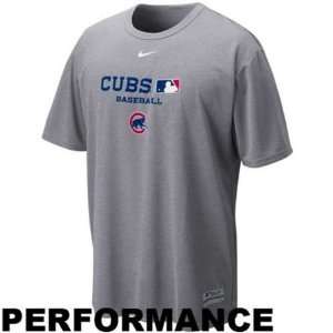  Mens Chicago Cubs Ash Team Issue Performance Tshirt 