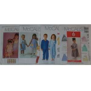  McCalls Childrens Patterns Size (1 2 3) & (2 3 4 