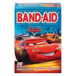 Band Aid Childrens Bandages Disney Pixar Cars Assorted 20