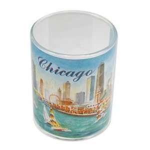  City of Chicago Watercolor Shot Glass
