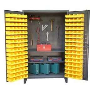   Upright Tool Storage Cabinet With Bins 48 X 24 X 78 