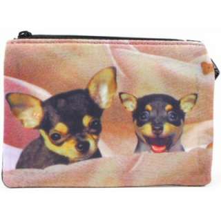 Chihuahua Dog Coin Purse Handbag Bucket Tote Hand Bag  