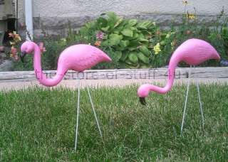 Pink Flamingo Mini Lawn/Retro Yard Art Ornament NEW  