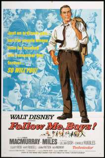 Follow Me, Boys 1966 Original U.S. 1 Sheet Movie Poster  