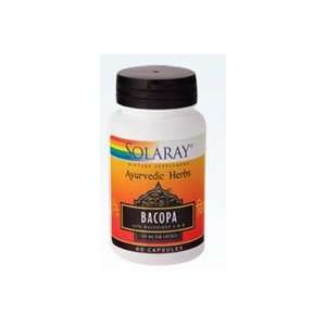  Solaray   Ayurvedic Herbs Bacopa Leaf Extract 100 mg.   60 