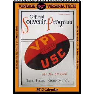  Virginia Cavaliers 2012 Vintage Football Calendar Sports 