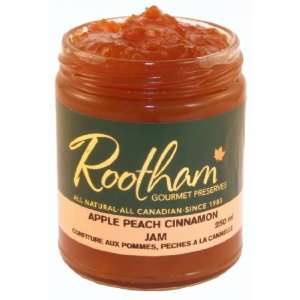 Rootham Apple Peach Cinnamon Jam  Grocery & Gourmet Food