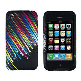 Shooting Stars Flexible TPU Gel Case for Apple iPhone 3G, 3GS