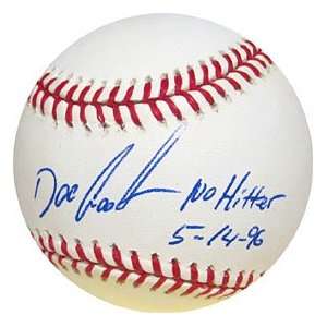  Doc Gooden No Hitter 5 14 96 Autographed / Signed 
