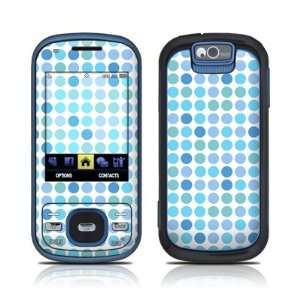 com Dots Turquoise Design Skin Decal Sticker for the Samsung Exclaim 