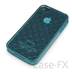 Case FX Flex Cube Case for iPhone 4, 4S   Vapor Blue (Universal Fit 