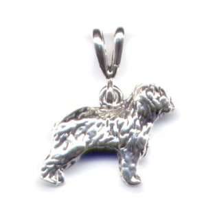  Old English Sheepdog Pendant Sterling Silver Jewelry Gift 