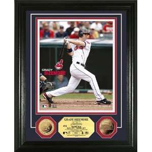 Cleveland Indians Grady Sizemore 24KT Gold Coin Photomint  