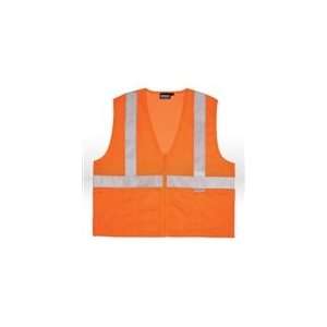 S15Z Aware Wear Hi Viz Mesh Vest   W/ Zipper (Hi Viz Orange) M (1 