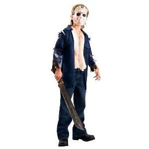  Friday the 13th Jason Deluxe Child Costume Size 12 14 
